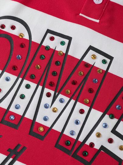 Street Life Chemise polo décontractée et brillante à rayures en diamant pour hommes, automne