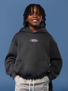 SUMWON Essentieller Street-Style Grafik-Hoodie Cargo-Hosen Set, Original-Creator-Design, urbane Mode für Winter, Herbst, Alltag, Lässig Zweiteiler Co-Ord