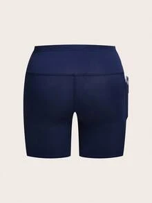 SHEIN Essnce Plus Size Women's Cute Leggings, Leggings, Quarter Pants Cycling Pants, 3 Pieces, Pants With Pockets, Casual Women's Pants, Fitness Yoga Pants, Gym Wear, High Elastic Comfort Pants Summer Outfits For Women,Biker Shorts Short Sets For Women,Shorts Sets In Women