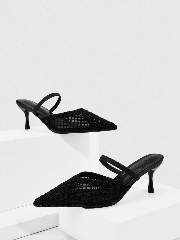 CUCCOO SZL Women's Pointed Toe Slip-On Pumps, Thin High Heels, Stylish & Sexy