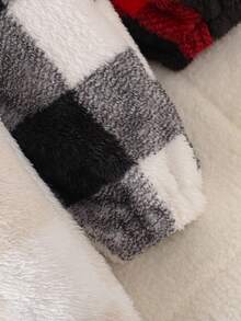 SHEIN Playful Pals 3pcs Set Baby Boy & Baby Girls' Plaid Multicolor Warm Pants, Suitable For In Autumn/Winter Fall - Multicolor - View 7