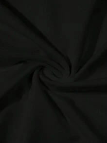 EMERY ROSE Halloween Pumpkin Ghost Print Plus Size T-Shirt - Black - View 6