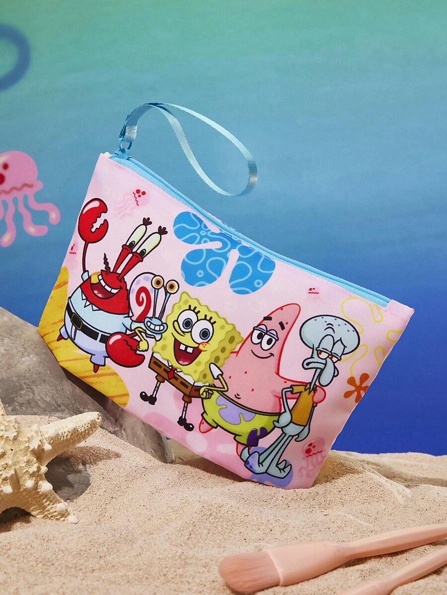 SpongeBob SquarePants | SHEIN 化妆包 - 彩色 - 查看 1