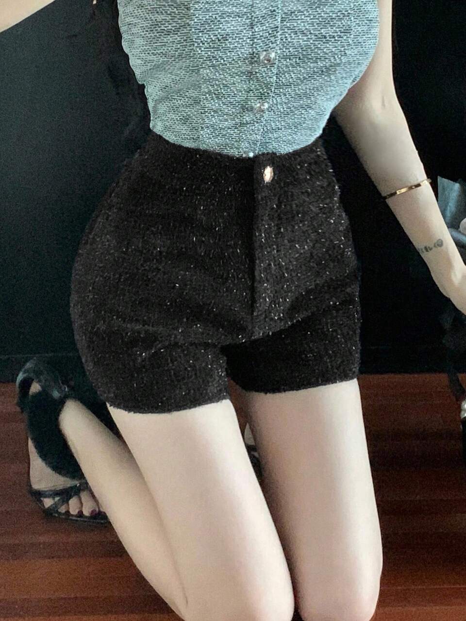 Women's Solid Color Shorts Fall New Years Women Carnival