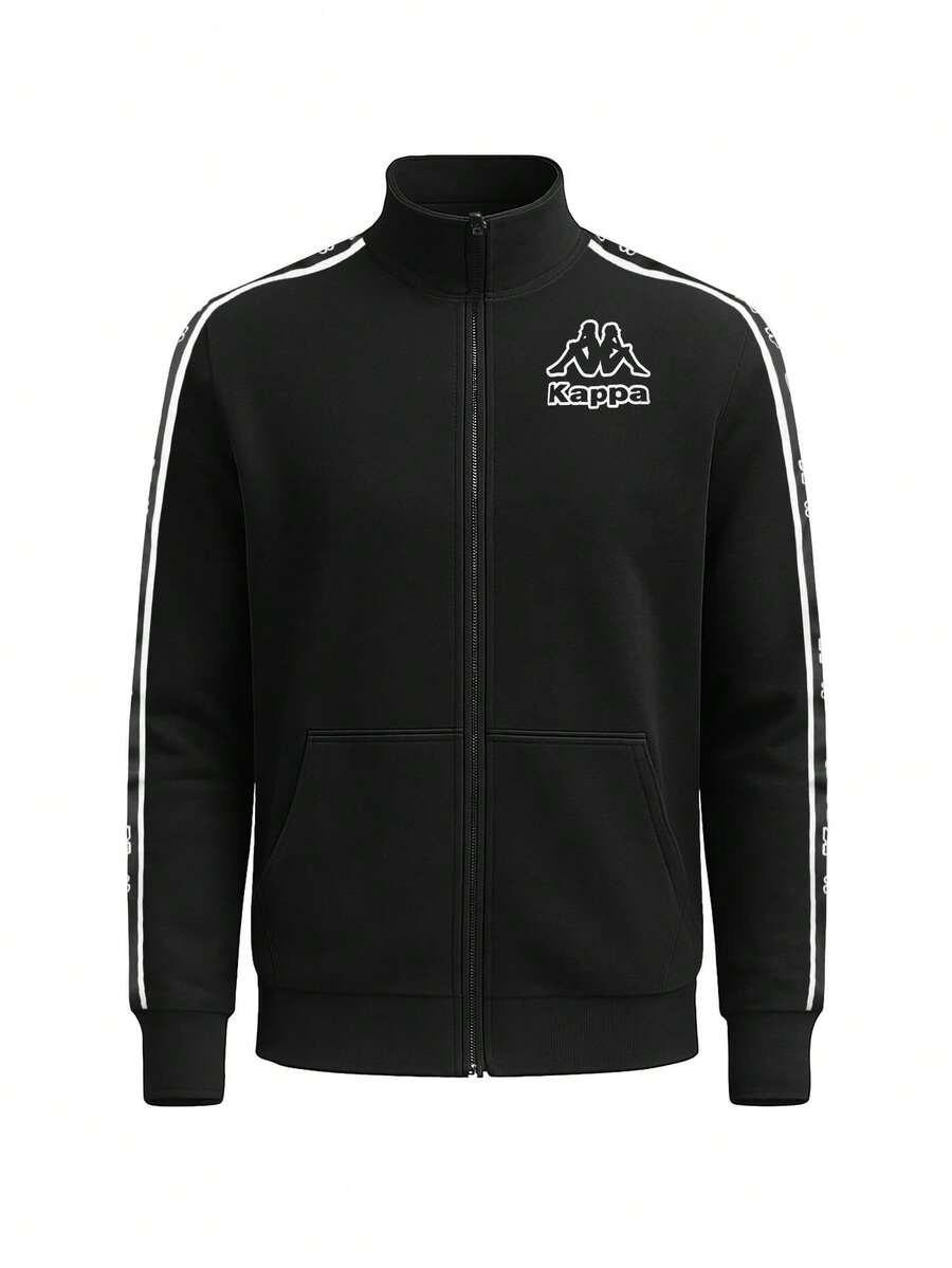 Kappa Men's Sweatshirt Black - Black - View 1