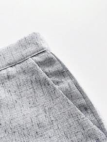 Manfinity Mode Men's Solid Color Minimalist Casual Long Sleeve Jacket And Pants Suit - Baby Blue - View 10