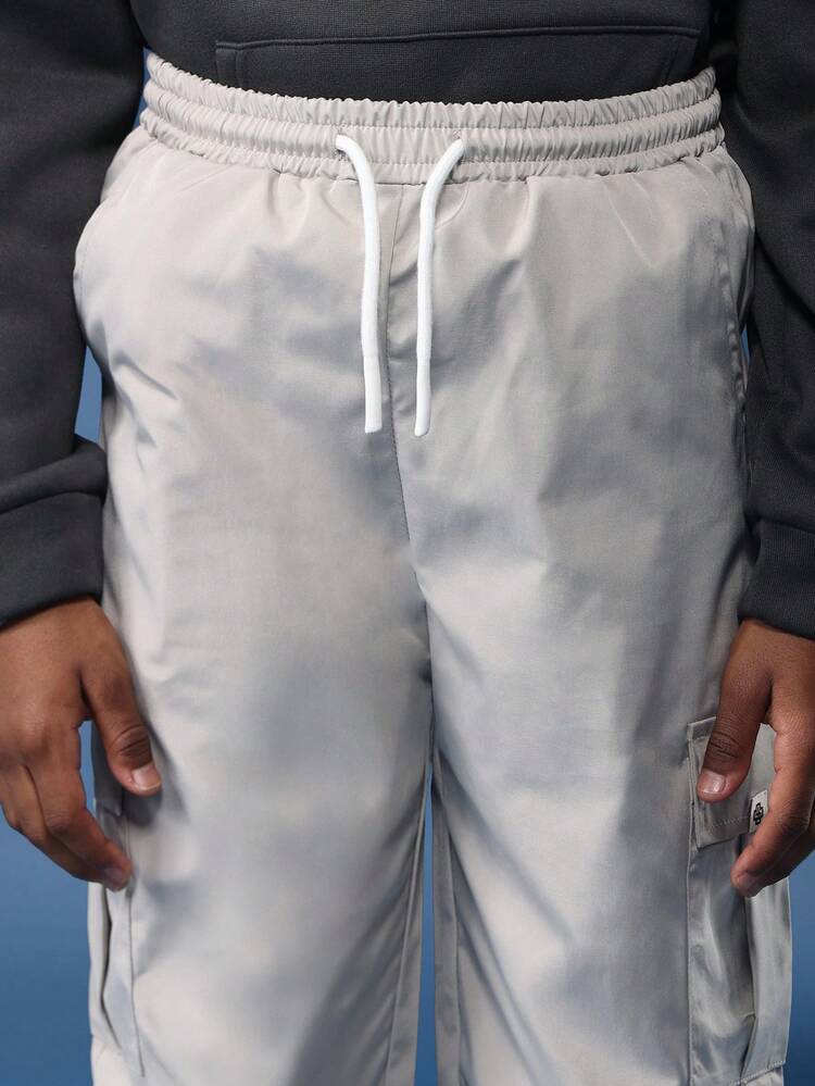 Oversized Hoodie And Cargo Pants With Graphic Print