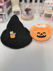 (Chỉ bao gồm quần áo) Bộ quần áo búp bê nhồi bông Labobo thế hệ 1/2/3 hình bí ngô Halloween cao 17cm, mũ phù thủy và trang phục thường ngày cho búp bê Labobo hình bí ngô Halloween cao 17cm. - Nhiều màu - Xem 8