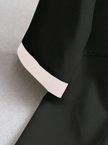 Franclia Women Two Pieces Outfits For Daily Wear - Black - View 3