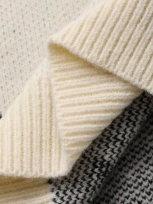 DAZY 女童圆领蝴蝶印花毛衣，秋装 - 米色 - 查看 9