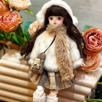 1 Bộ trang phục BJD 30cm chủ đề rừng cực kỳ hấp dẫn dành cho bé gái, búp bê đơn, công chúa, quà tặng cho tiệc sinh nhật của nhà sưu tập tuổi teen