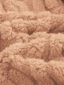 Cozy Pixies Accappatoio in pile con cappuccio e orecchie da orsetto, maniche lunghe, con cintura, per bambine, spesso