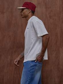 Musero 超大短袖落肩图案印花T恤秋冬