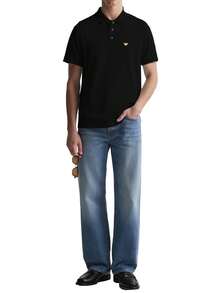 Emporio Armani Men's Polo Shirts Black - Black - View 3