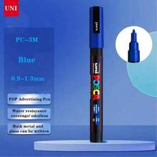 SHEIN UNI 全新包装油漆马克笔套装和单支装 1M 3M 5M 水性颜料永久性丙烯笔涂鸦艺术学校用品 - 3M 0.9-1.3MM - 查看 25