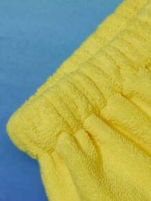 SpongeBob SquarePants | SHEIN 1 miếng khăn tắm siêu thấm, chất liệu thấm hút mềm mại, dây thun co giãn phù hợp với nhiều kích cỡ, dễ khô, có thể giặt bằng máy - Màu vàng - Xem 7