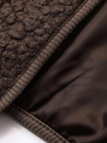 DAZY Casual Loose Versatile Sleeveless Young Boys Jackets Fall/Winter Thermal Lined - Coffee Brown - View 9