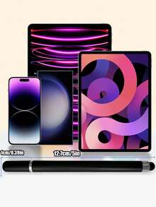 JMMO 2 件双头电容式触摸屏手写笔，适用于智能手机、平板电脑、书写、绘画