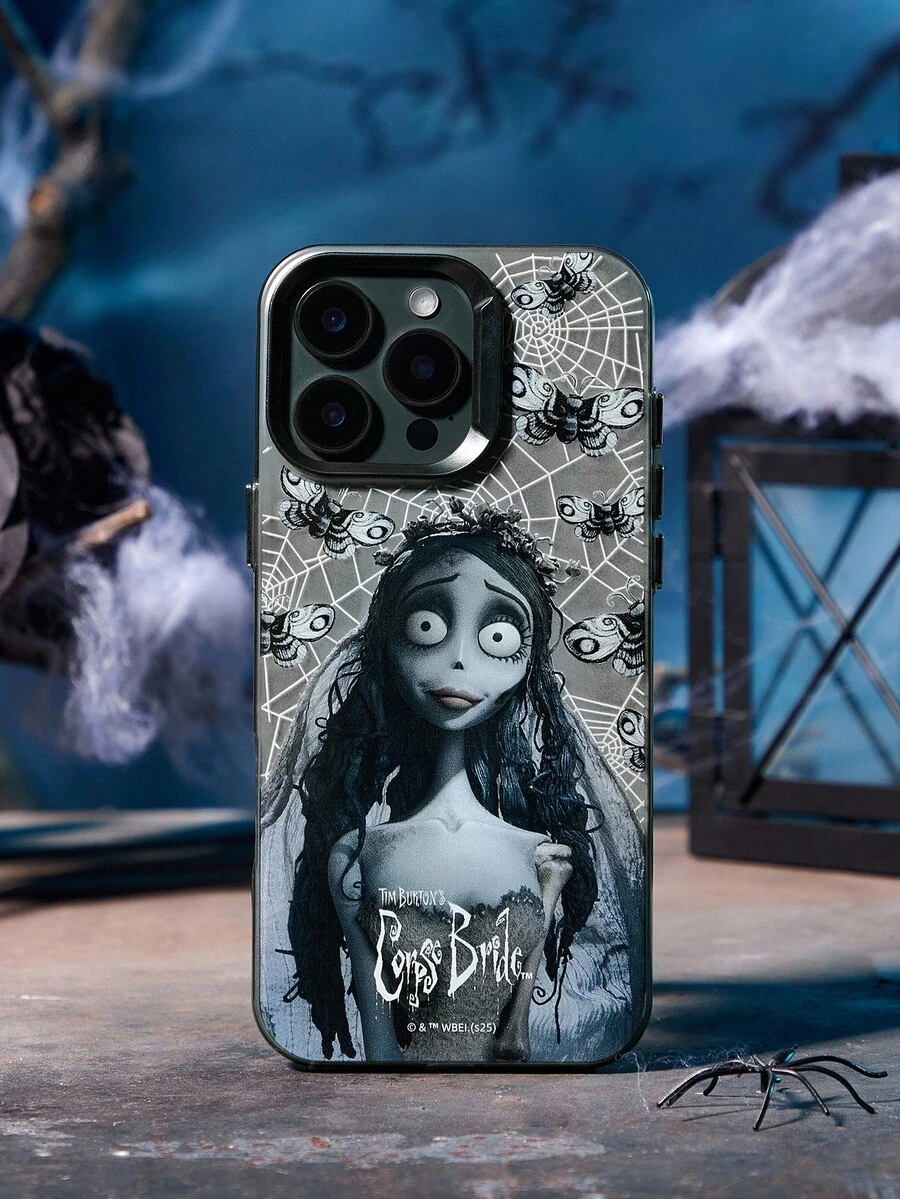 Corpse Bride X SHEIN 时尚手机壳，哥特风，万圣节风 - 彩色 - 查看 1