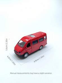 Zazumi 1PC Bus Toy, A Van Model, A Door-Opening Toy Car, A Perfect Birthday Toy, Thanksgiving, Christmas Gifts, Easter Gifts, Back To School, Interacting With Friends And Classmates