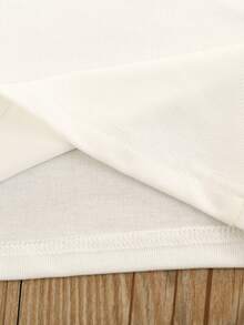 SHEIN Young Girl Solid Round Neck Tank Top