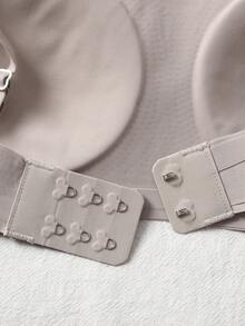 少女6件套简约舒适无缝可调节肩带加厚聚拢文胸和内裤套装