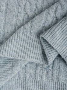 Manfinity CityGents 男士高领粗针织长袖休闲毛衣，秋冬