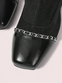 CUCCOO DOLLMOD Daphne Women Black Short Boots, Ankle Boots, Boots For Autumn/Winter - Black - View 6