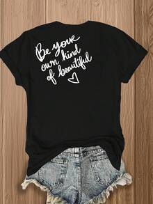 Women's Short-Sleeved T-Shirt With Round Neck, Vintage Surfboard Design, West California Surfer Style, Suitable For Summer And Spring. - Hitam - View 2