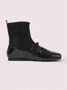 CUCCOO DOLLMOD Botas de tobillo negras para mujer Daphne para otoño/invierno - Negro - Ver 8