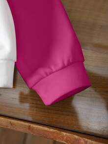 BABY SHARK X SHEIN Baby Girl Cartoon Graphic Casual Comfortable Long Sleeve Sweatshirt , Autumn/Winter Fall - White - View 4