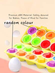 Zazumi Baby Number Matching Eggs Montessori Counting Toys For Toddlers Math Learning Educational Sorting Puzzle With Digital Recognition 1-10 Fine Motor Skills Toy Gift For 1 2 3 Year Old Boys Girls (12+ Months) - Multicolor - View 2