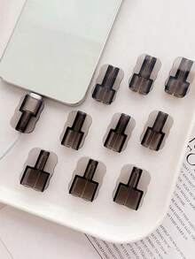 2/5/10 件装适用于 USB Type-C 数据线保护器，防裂防断线卷线器保护壳 - 彩色 - 查看 4