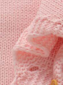 SHEIN 1pc Newborn Baby Pink Sweater Romper, Lace Collar Long Sleeve Bodysuit With Swan Embroidery, Sweet & Fashionable Baby Girl Knitted Romper Newborn Baby Girl Sweater Outfit Baby Girl Swan Outfit Pink Baby Girl Romper Baby Girl Winter Clothes Fall Baby Set Autumn Winter Season Baby Girl Winter Outfits Newborn Girl Knitted Outfits Baby Girl Knitted Outfits Newborn Girl Winter Sets Baby Knitted Pink Romper