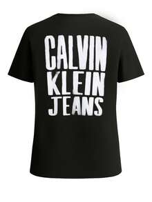 Calvin Klein Back Logo Men's T-Shirts Black - Black - View 5