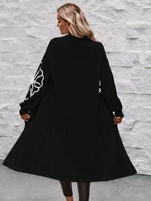 EMERY ROSE Women's Cardigan (Floral Pattern)