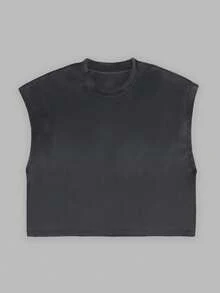 Manfinity Dauomo 2 pezzi/set Canotta casual di moda da uomo, adatta per l'estate