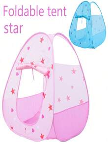 儿童室内帐篷、女孩过家家游戏、男孩城堡游戏屋玩具、迷你童话公主屋 - 彩色 - 查看 1