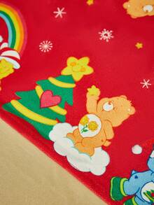 SHEIN X Care Bears 1 件加厚防滑卡通熊、雪人、彩虹图案桌旗，礼品印花，节日桌旗，适用于 90/160/183/200 厘米等多种桌子长度，圣诞节，礼品创意 - 彩色 - 查看 8