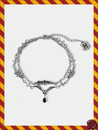 HARRY POTTER X SHEIN 金色飞贼泪滴手链，时尚吸睛单品