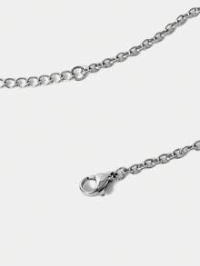 HARRY POTTER X SHEIN 海德薇猫头鹰银项链，小众时尚设计珠宝 - 銀色 - 查看 4