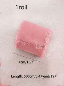 1/2/3rolls Diy Handmade Tassel Fabric Gift Packaging Chiffon Ribbon, Sky Blue 197*1.5 Inches Ribbon Suitable For Wedding Invitation, Bridal Bouquet, Gift Packaging, Diy Crafts, Bow Making,Christmas - 淺藍色 - 查看 29