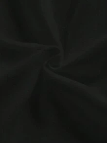 SHEIN 男童休闲简约美国印花宽松加厚圆领长袖卫衣，适合秋冬季节穿着。 - 黑色 - 查看 5