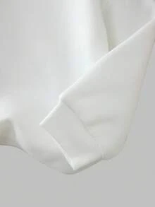 Autumn/Winter New Heart & Star Pattern Sweatshirt + Flare Leg Pants Set Fall - Multicolor - View 5