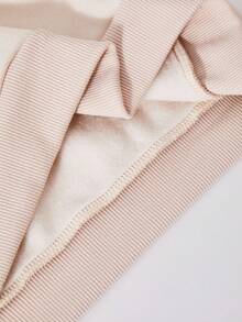 2pcs/Set Teenage Girls Casual Fashion Vacation Streetwear V-Neck Raglan Sweatshirt And Wide Leg Cargo Pants, Autumn/Winter Fall