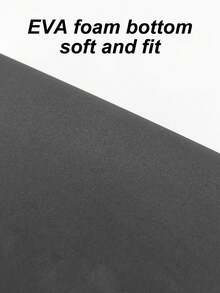 1/2pcs Grey/Black EVA Material Mousepad, Modern Minimalist Anti-Slip Wrist Rest Pad Suitable For Study Room, Office, Hotel, Restaurant, Internet Cafe, Back To School Season, Student Use - Black - View 8