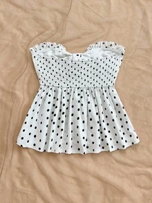 Soleia Lässiges A-Linien-Bandeau-Top mit Bindegürtel und Rüschensaum für den Urlaub