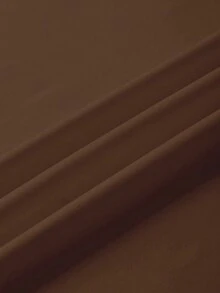 EMERY ROSE 可爱姜饼人圣诞树印花休闲加大码T恤，适合圣诞节穿着 - 咖啡棕 - 查看 7