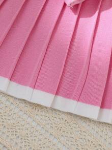 Baby Girls' Fashion Butterfly Jacquard Knit Cardigan And Skirt Set, Autumn/Winter Pink Pleated Skirt Set Baby Girl Baby Girl Pink Bow Sweater Baby Girl Pink Sweater Set Baby Girl Clothes Spring Fall Baby Girl Fall Outfit Baby Girl Pleated Skirt Set Baby Girl Fall Clothes Baby Girl Spring Outfit Baby Girls Winter Clothes Baby Girls Fall Clothes Baby Girl Fall Outfits Pink Warm Dresses For Baby Girl Baby Girl Fall Clothes Jackets Baby Girl Sweater Jacket - Pink - View 4