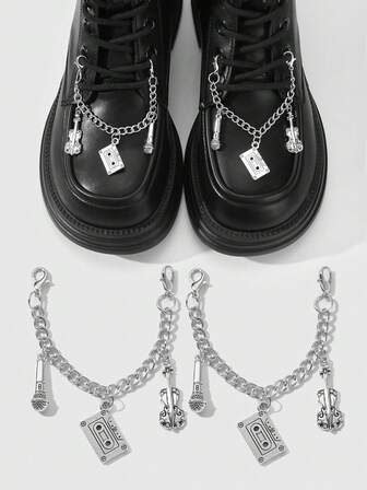 Grunge Punk Shoe Decorations